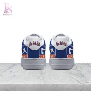 Wear it your way with New York Mets logo Nike Air Force 1 3.
