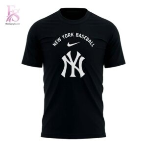 Casual outfit featuring New York Yankees Uniform Black T Shirt 2 with modern and comfortable design.