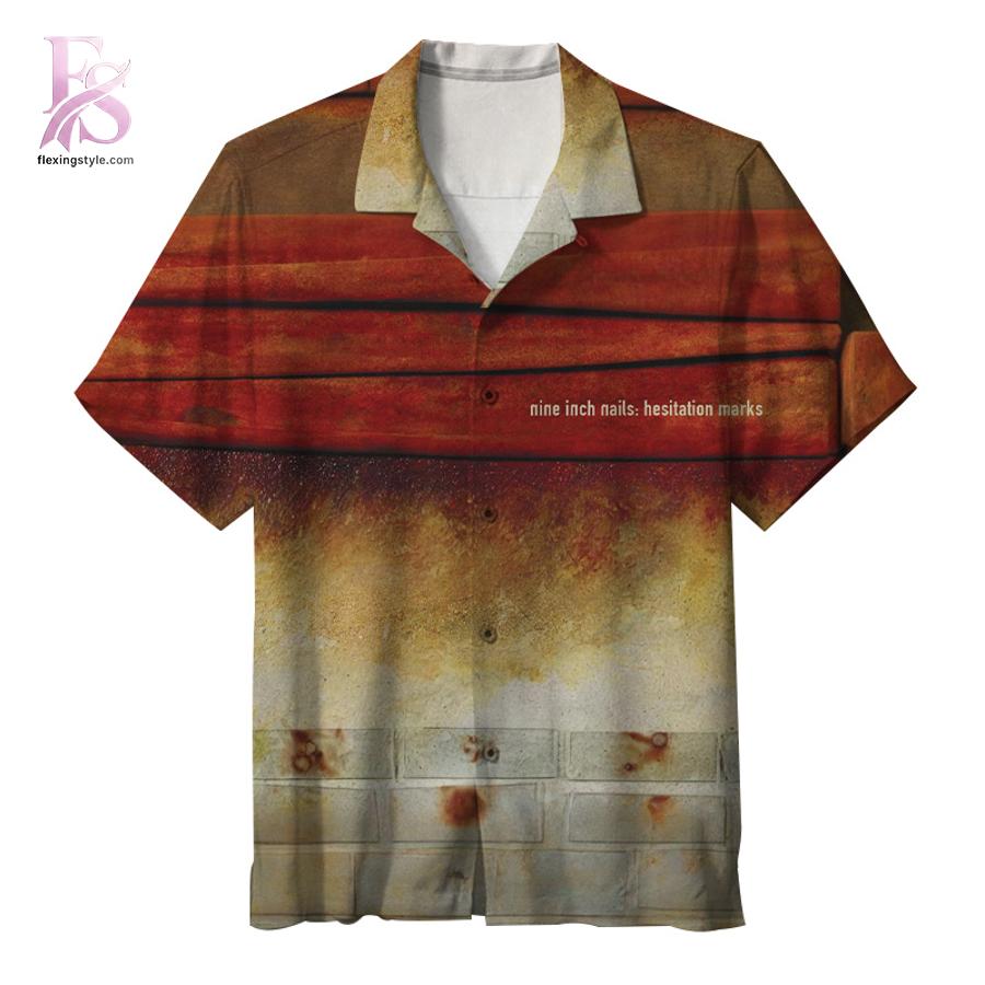 High-quality Nine Inch Nails Hesitation Marks Album Hawaiian Shirt 1 Hawaiian shirt