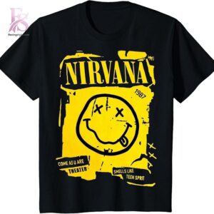 Casual outfit featuring Nirvana Band T Shirt 1 with modern and comfortable design.