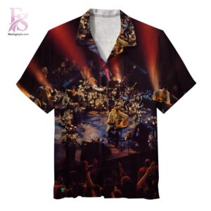 Beach-ready Hawaiian shirt with all-over tropical print and soft premium fabric – Nirvana Nevermind MTV Unplugged in New York Hawaiian Shirt 1