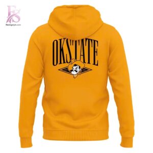Casual outfit featuring Oklahoma State Cowboys Football Throwback Mascot Hoodie 3 with modern and comfortable design.