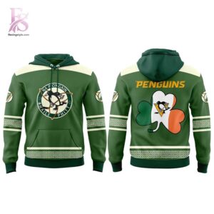 Casual outfit featuring Penguins Website Irish Heritage Night 2026 Hoodie 2 with modern and comfortable design.