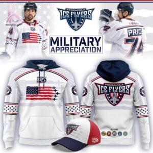 Stylish fashion piece featured in Pensacola Ice Flyers Military Appreciation 2026 Hoodie 1, highlighting modern design, comfortable fabric, and a trendy look perfect for everyday wear.