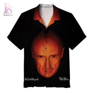 Contemporary unisex fashion design displayed in Phil Collins No jacket required Hawaiian Shirt 1 ideal for casual and urban wear