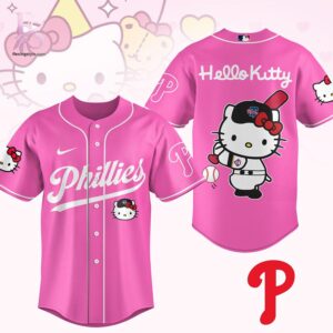 Modern fashion clothing displayed in Philadelphia Phillies Hello Kitty 2026 Jersey 1, designed for comfort, versatility, and effortless everyday style.