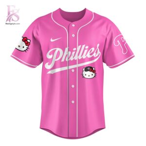 Modern fashion clothing displayed in Philadelphia Phillies Hello Kitty 2026 Jersey 2, designed for comfort, versatility, and effortless everyday style.