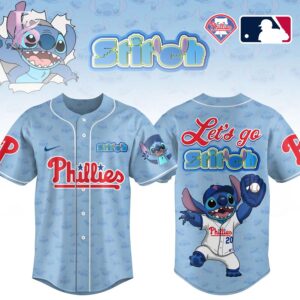 Wear it your way with Philadelphia Phillies Let s Go Stitch 2026 Baseball Jersey 1.