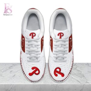 Elegant everyday fashion essential presented in Philadelphia Phillies Ring The Bell Nike Air Force 1 2 suitable for relaxed and smart casual outfits