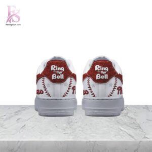 Elegant everyday fashion essential presented in Philadelphia Phillies Ring The Bell Nike Air Force 1 3 suitable for relaxed and smart casual outfits