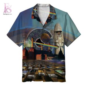 Trendy outfit showcased in Pink Floyd 2026 Hawaiian Shirt 1, combining contemporary fashion style with premium materials for a standout appearance.