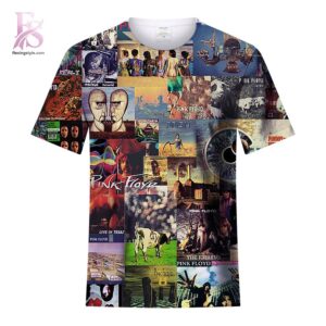 Contemporary unisex fashion design displayed in Pink Floyd Album Collection Shirt 1 ideal for casual and urban wear