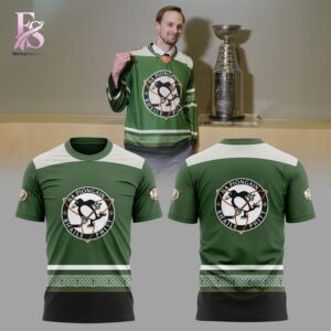 Clear product photo of Pittsburgh Penguins Irish Heritage Night 2026 Hoodie 3 showing a stylish design and comfortable everyday look.