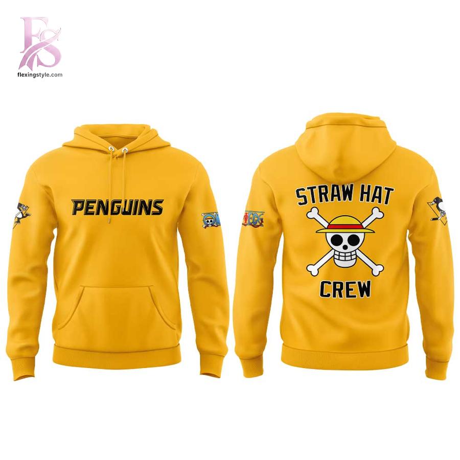 Clear product photo of Pittsburgh Penguins ONE PIECE Night 2026 Hoodie 2 showing a stylish design and comfortable everyday look.