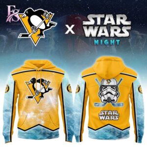 Detailed product image of Pittsburgh Penguins Star Wars Night Game 2026 Hoodie 1 with eye-catching style and smooth finish.