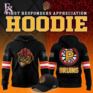 Bring new energy to your look with Providence Bruins Fire Bear Firefighter Hoodie 1.