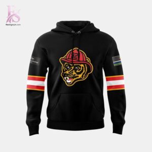 Bring new energy to your look with Providence Bruins Fire Bear Firefighter Hoodie 2.