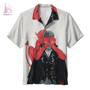 High-quality Queens of the Stone Age Villains Album Hawaiian Shirt 1 Hawaiian shirt