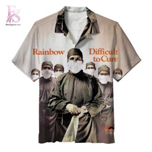 Beach-ready Hawaiian shirt with all-over tropical print and soft premium fabric – Rainbow Difficult to Cure Hawaiian Shirt 1