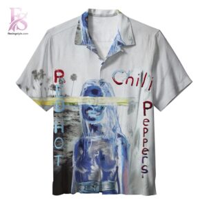 Beach-ready Hawaiian shirt with all-over tropical print and soft premium fabric – Red Hot Chili Peppers By the Way Album Hawaiian Shirt 1