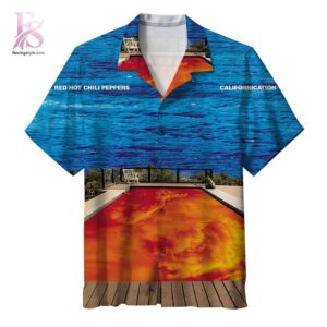 Beach-ready Hawaiian shirt with all-over tropical print and soft premium fabric – Red Hot Chili Peppers Californication Album Hawaiian Shirt 1