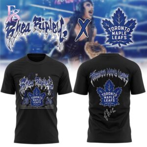 Detailed product image of Rhea Ripley x Toronto Maple Leafs Shirt 1 with eye-catching style and smooth finish.