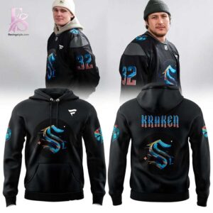 Stylish fashion piece featured in Seattle Kraken Black History Night Hoodie 1, highlighting modern design, comfortable fabric, and a trendy look perfect for everyday wear.
