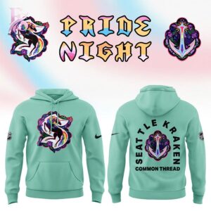 Stylish fashion piece featured in Seattle Kraken Celebrate Pride Night 2026 Hoodie 1, highlighting modern design, comfortable fabric, and a trendy look perfect for everyday wear.