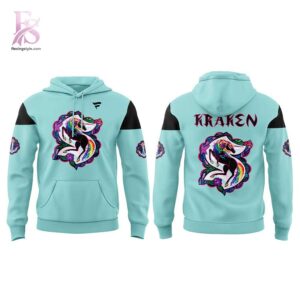 Clear product photo of Seattle Kraken Celebrate Pride Night 2026 NHL Hoodie 2 showing a stylish design and comfortable everyday look.