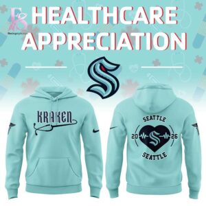Casual outfit featuring Seattle Kraken Healthcare Appreciation Night 2026 Hoodie 1 with modern and comfortable design.