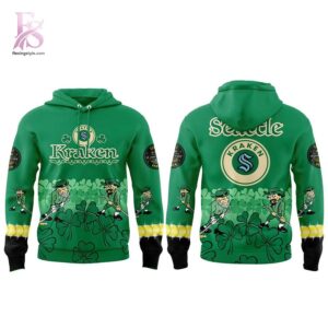 Bring new energy to your look with Seattle Kraken St Patrick s Day 2026 Hoodie 2.