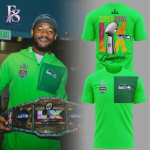 Clear product photo of Seattle Seahawks Super Bowl LX Champions Locker Room Trophy Hoodie 3 showing a stylish design and comfortable everyday look.