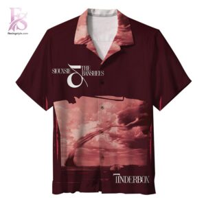Stylish short-sleeve Hawaiian shirt ideal for summer parties and vacation outfits – Siouxsie and the Banshees Tinderbox Hawaiian Shirt 1