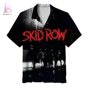 Unisex Hawaiian shirt designed with exotic floral motifs and comfortable relaxed silhouette – Skid Row Sebastian s voice is timeless Hawaiian Shirt 1