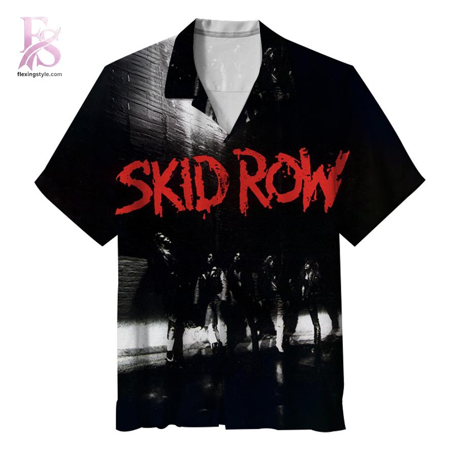 Unisex Hawaiian shirt designed with exotic floral motifs and comfortable relaxed silhouette – Skid Row Sebastian s voice is timeless Hawaiian Shirt 1