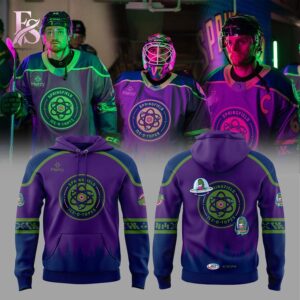 Casual outfit featuring Springfield Thunderbirds Cartoon Ice O Topes Night Hoodie 1 with modern and comfortable design.