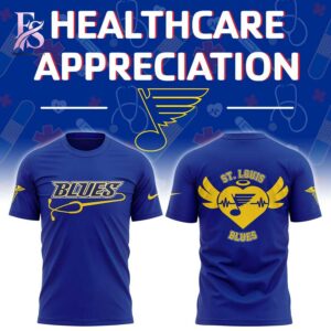 Casual outfit featuring St Louis Blues Healthcare Appreciation Night 2026 Shirt 1 with modern and comfortable design.