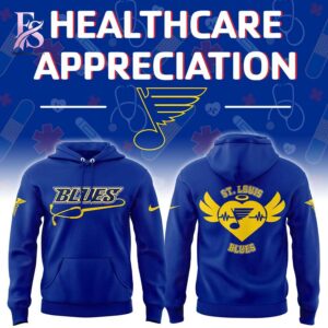 Casual outfit featuring St Louis Blues Healthcare Appreciation Night 2026 Shirt 2 with modern and comfortable design.
