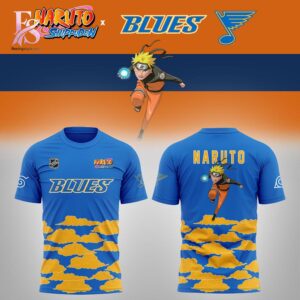 Casual outfit featuring St Louis Blues NARUTO Night 2026 Shirt 1 with modern and comfortable design.
