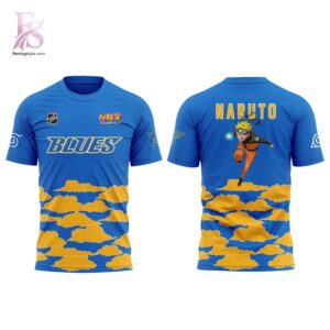Casual outfit featuring St Louis Blues NARUTO Night 2026 Shirt 2 with modern and comfortable design.