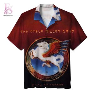 Beach-ready Hawaiian shirt with all-over tropical print and soft premium fabric – Steve Miller Band Book of Dreams Hawaiian Shirt 1
