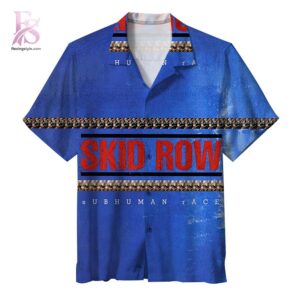 Stylish fashion piece featured in Subhuman Race Skid Row Hawaiian Shirt 1, highlighting modern design, comfortable fabric, and a trendy look perfect for everyday wear.