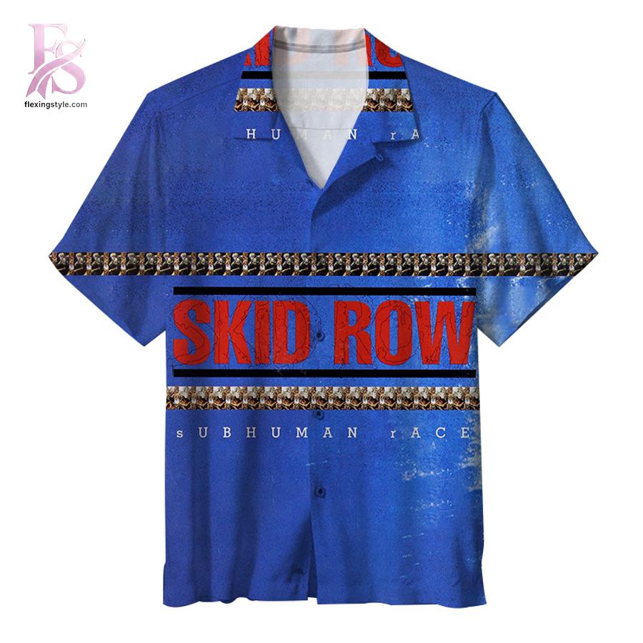 Stylish fashion piece featured in Subhuman Race Skid Row Hawaiian Shirt 1, highlighting modern design, comfortable fabric, and a trendy look perfect for everyday wear.