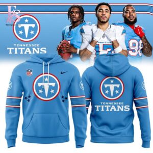 Elegant everyday fashion essential presented in Tennessee Titans Cameron Ward Light Vapor F U S E Sewn Down Hoodie 1 suitable for relaxed and smart casual outfits