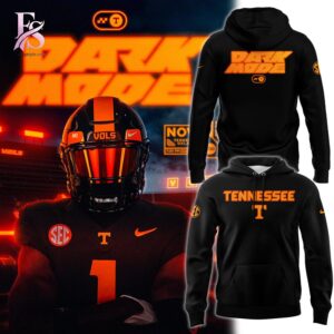 Bring new energy to your look with Tennessee Volunteers Football dark mode Hoodie 1.