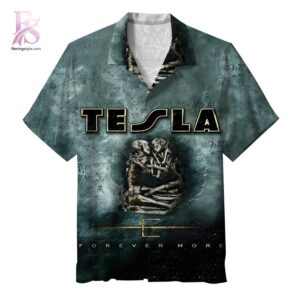Stylish fashion piece featured in Tesla Forever More Hawaiian Shirt 1, highlighting modern design, comfortable fabric, and a trendy look perfect for everyday wear.
