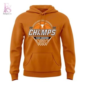 Detailed product image of Texas Longhorns 2026 Women s Basketball SEC Tournament Champs Hoodie 2 with eye-catching style and smooth finish.