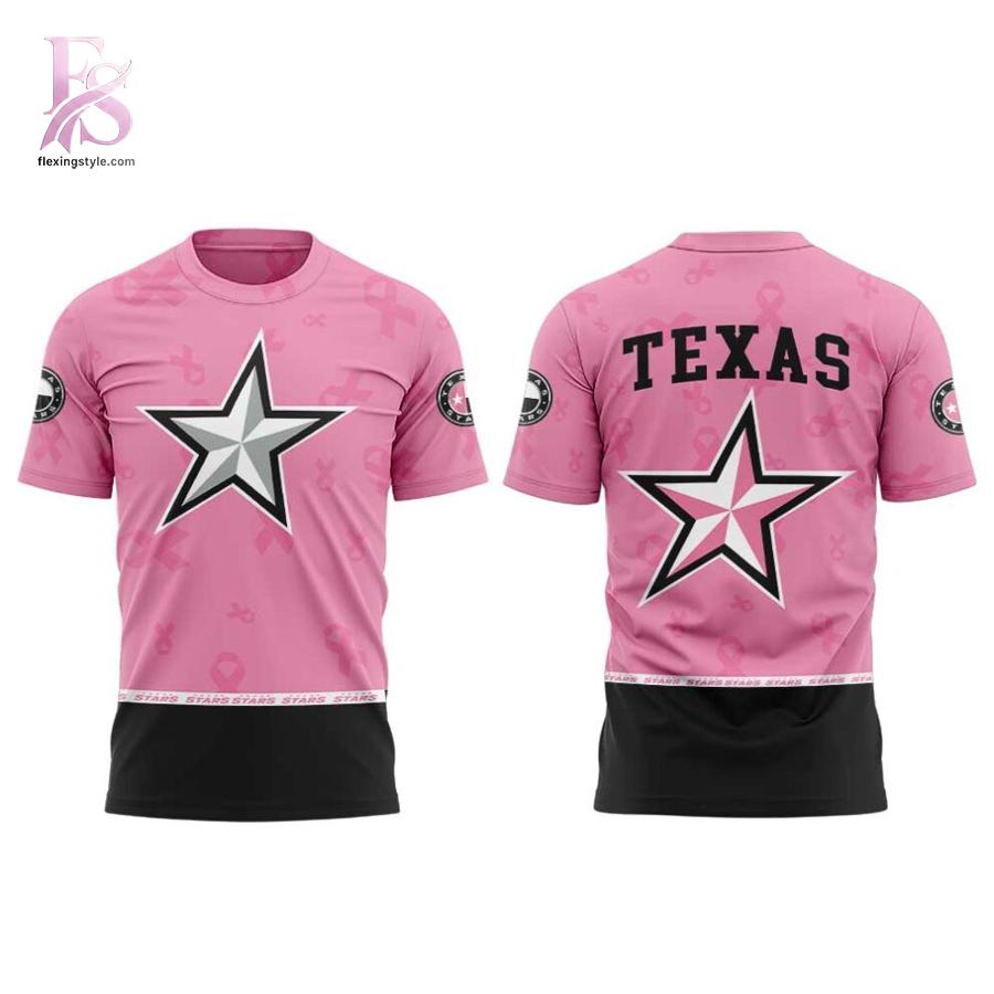 Wear it your way with Texas Stars Pink in the Rink 2026 Shirt 2.