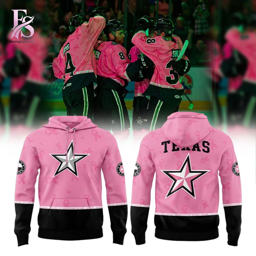 Wear it your way with Texas Stars Pink in the Rink 2026 Shirt 3.