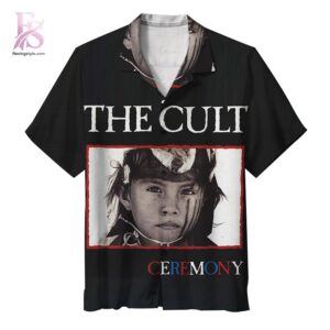 Stylish short-sleeve Hawaiian shirt ideal for summer parties and vacation outfits – The Cult Ceremony Hawaiian Shirt 1